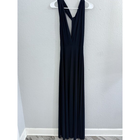 72 Styles Infinity Dress In Navy Long Convertible Multi Wear Options - Picture 2 of 8